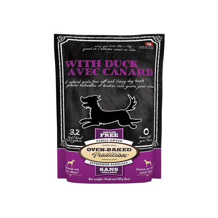 OVEN BAKED TRADITION DOG TREAT DUCK 227 G (8 oz)