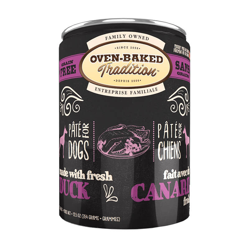 OVEN BAKED TRADITION PATE DUCK ADULT DOG 354 G (12.5 oz)