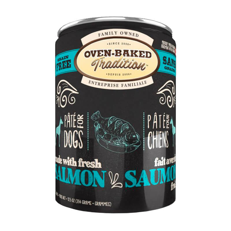 OVEN BAKED TRADITION PATE SALMON ADULT DOG 354 G (12.5 oz)