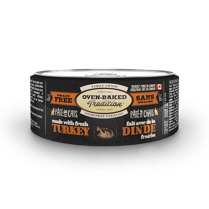 OVEN BAKED TRADITION PATE TURKEY ADULT CAT 156 G (5.5 oz)