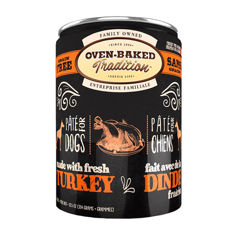 OVEN BAKED TRADITION PATE TURKEY ADULT DOG 354 G (12.5 oz)